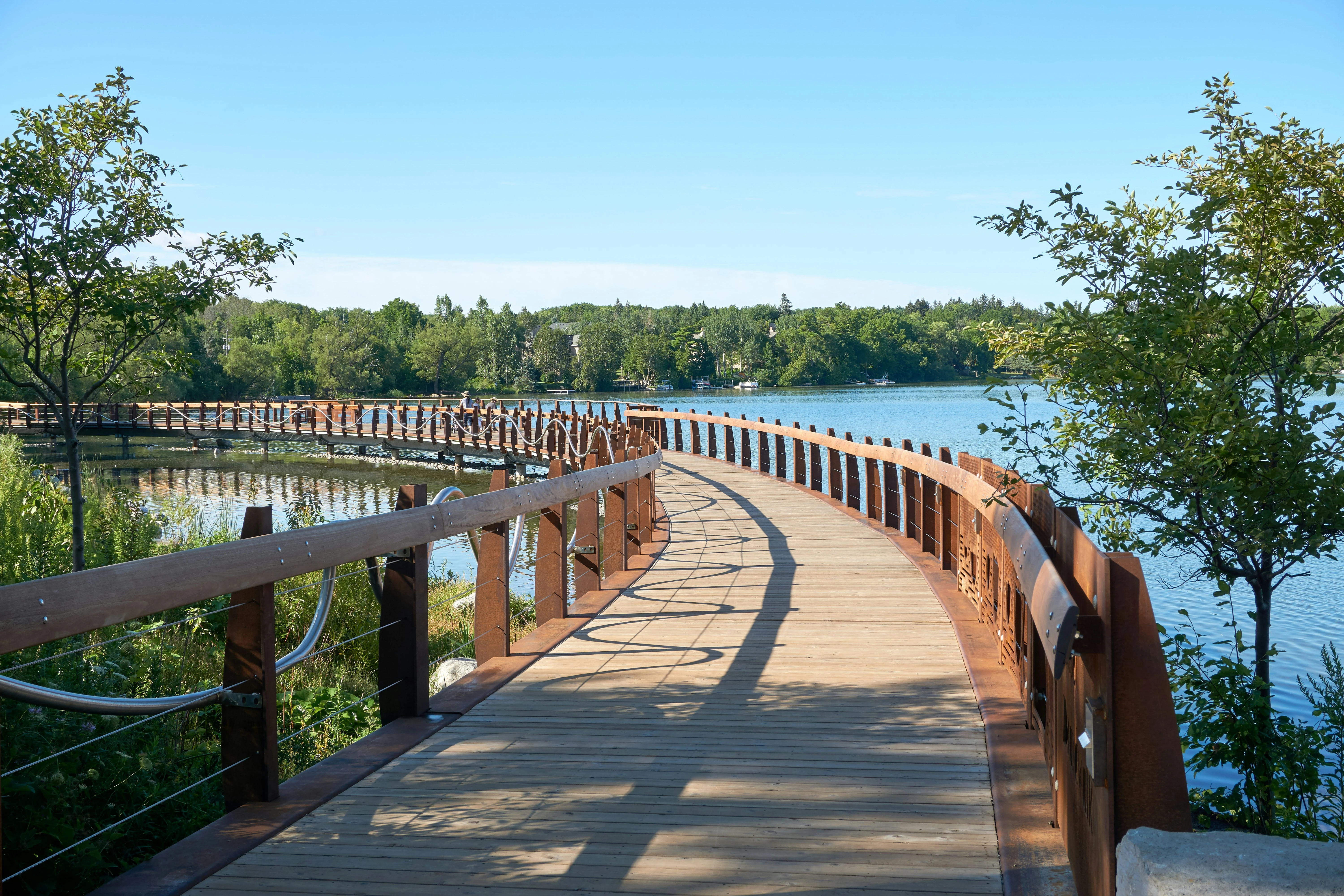 A photograph of Lake Wilcox Park in Richmond Hill, Ontario
