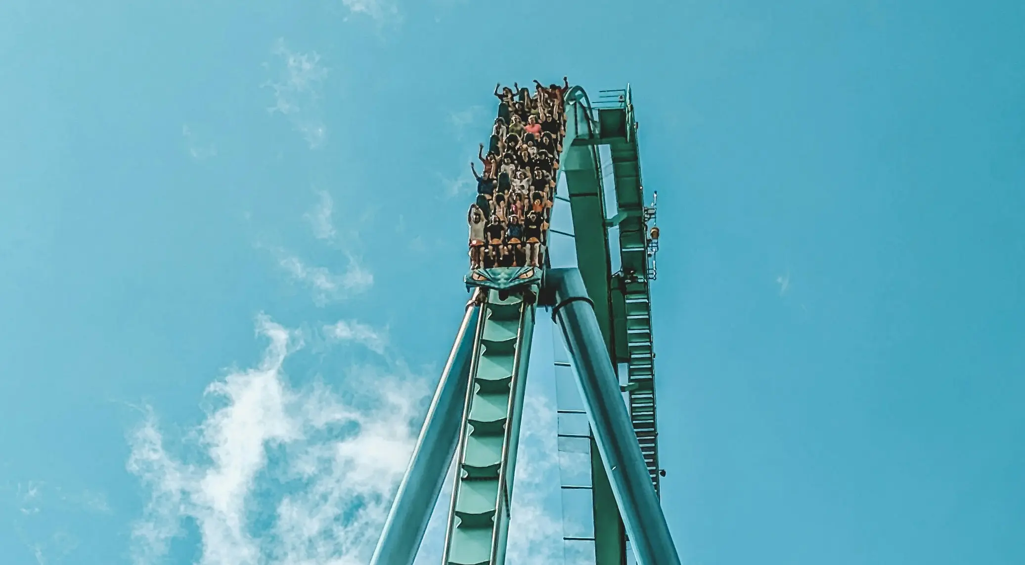 A photograph of Canada's Wonderland in Vaughan, Ontario