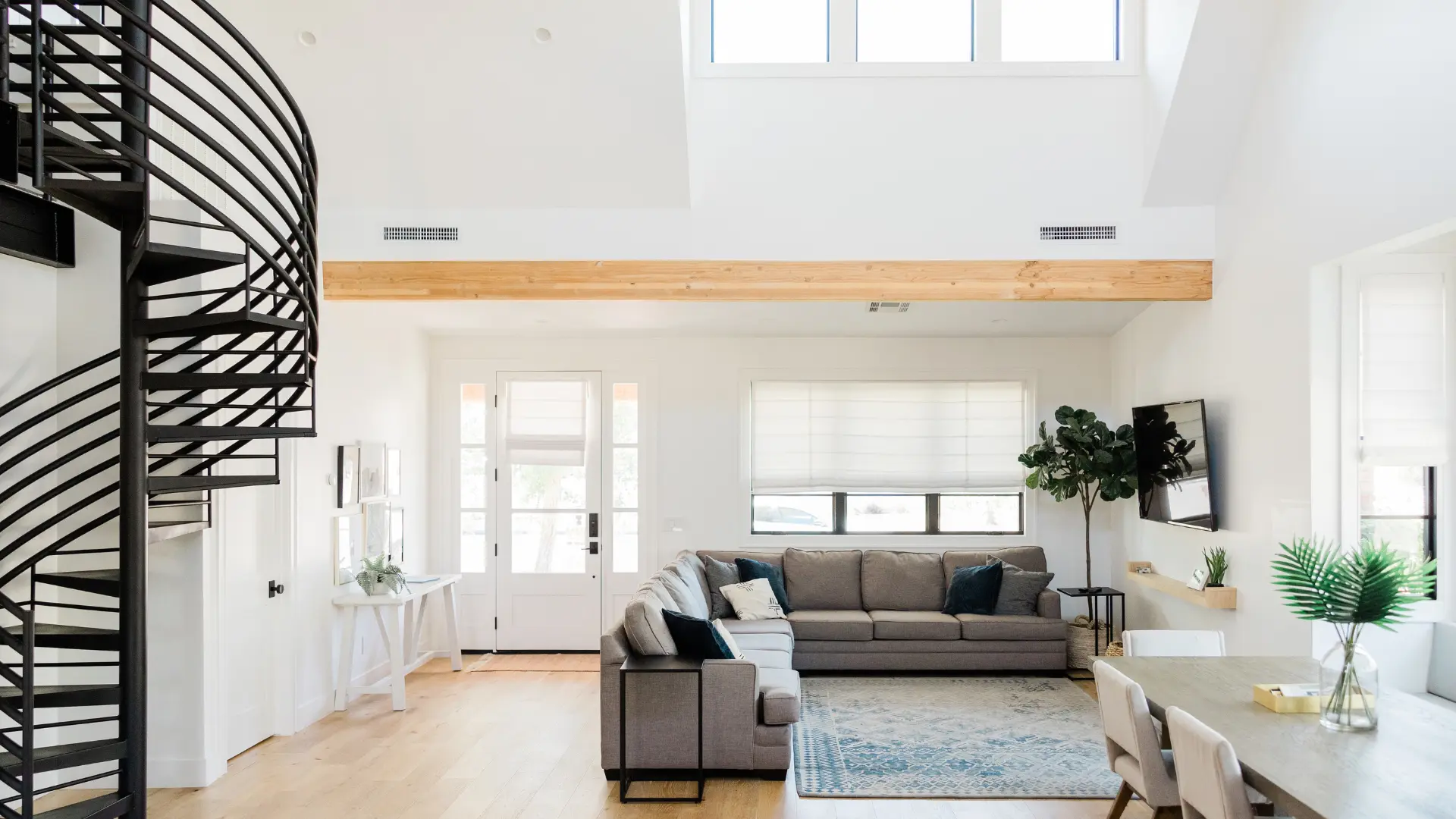 Sunroom looking onto a garden